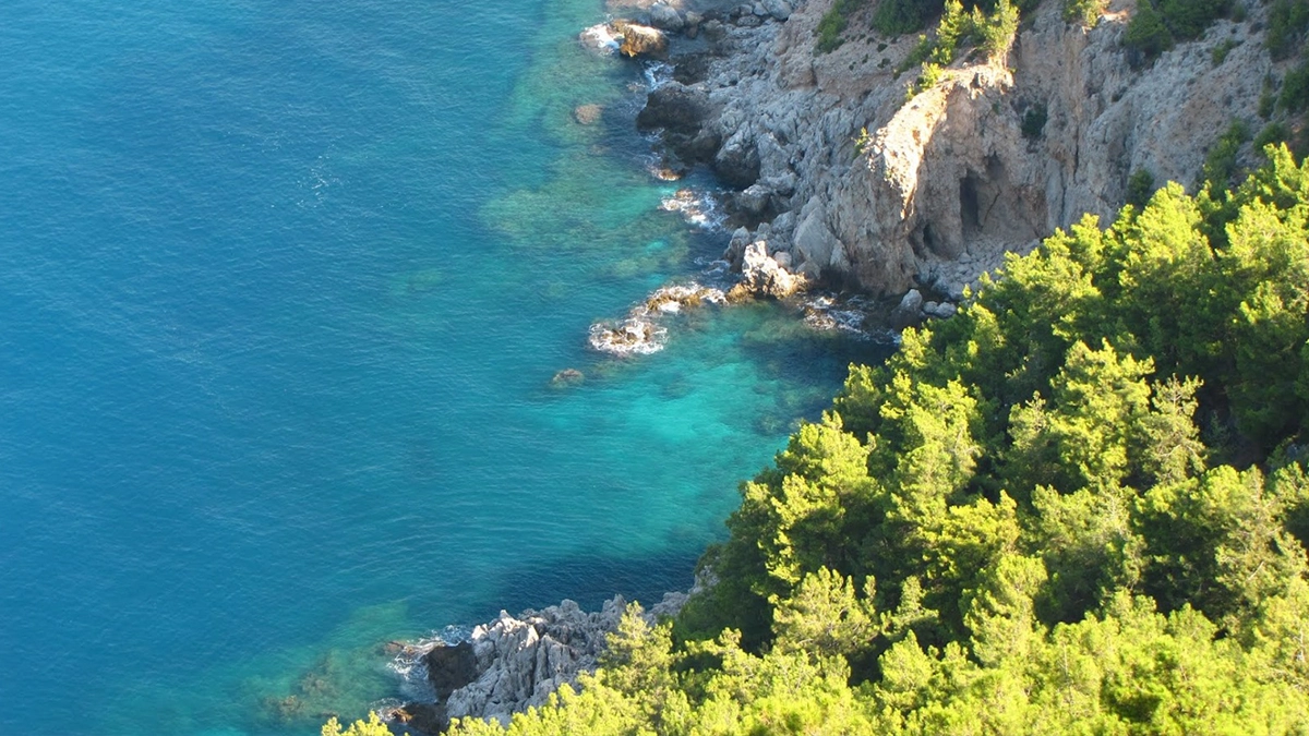 Kleopatra Strand und türkisblaue Buchten in Alanya
