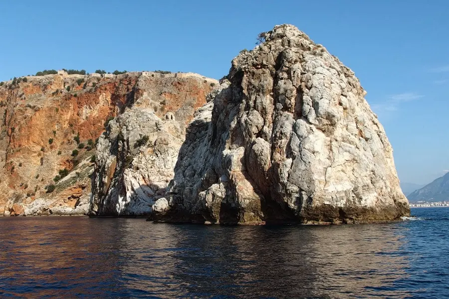 Around Alanya Castle - Alanya yacht tour route