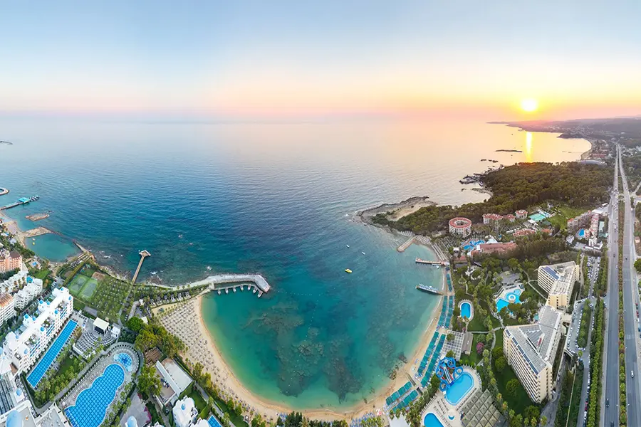İncekum Beach — Okurcalar Private Yacht Tour route
