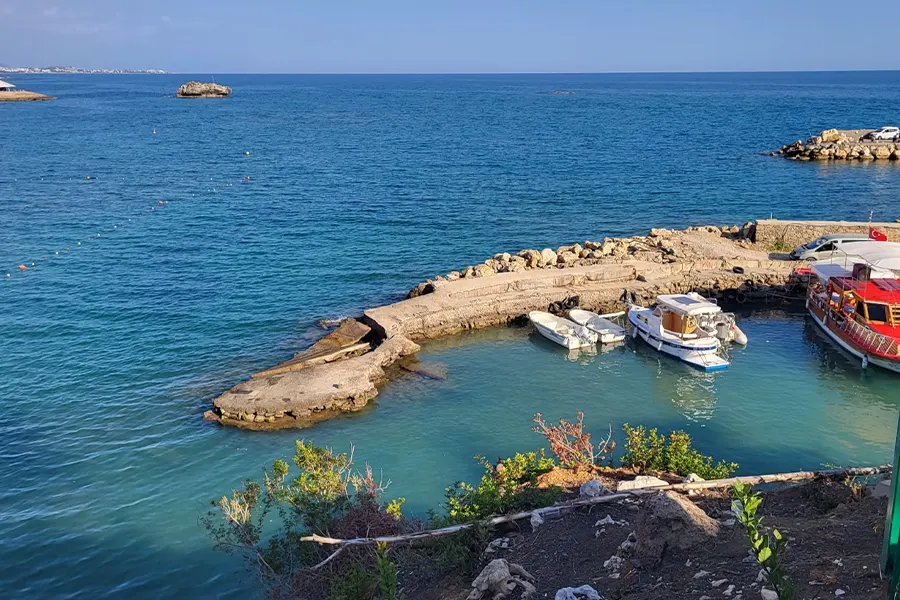 Return to Okurcalar Harbor — Okurcalar Private Yacht Tour route